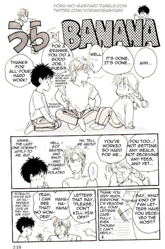 Collectibles Banana Fish Another Story Private Opinion Akimi Yoshida Manga Animation Art Characters