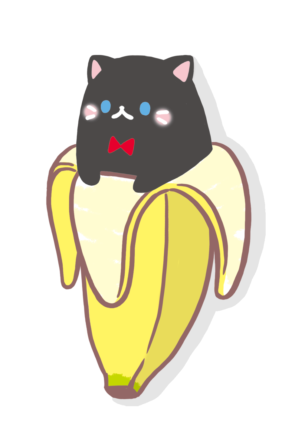 black bananya plush