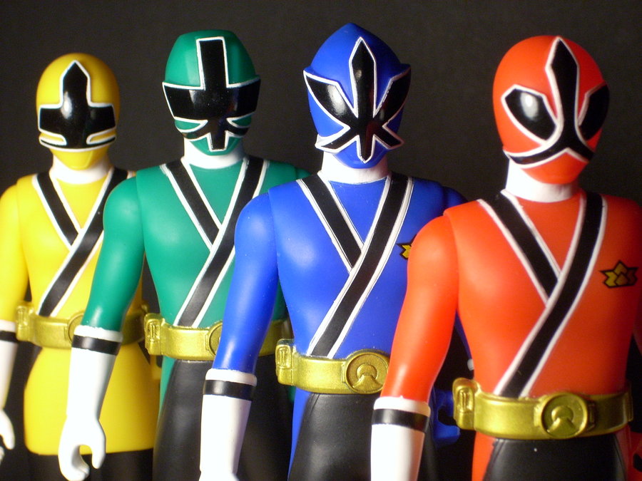 Power Rangers Kaizoku Sentai Gokaiger Gokai Blue Soft Vinyl Action Figure Bandai