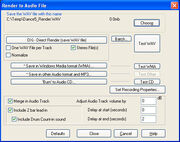 Render to Audio Dlg