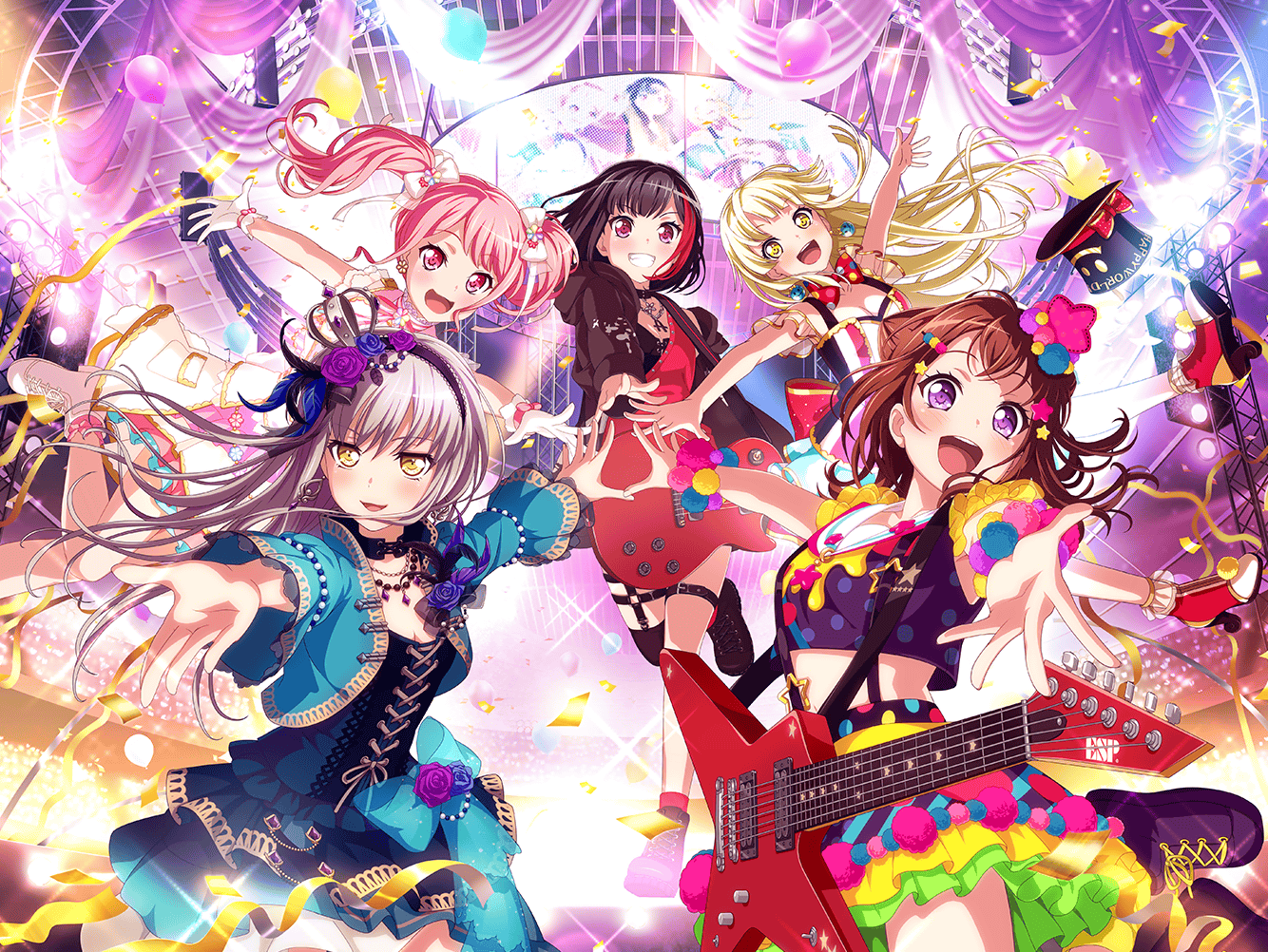 JP limited Ako Girls/' Band Party BanG Dream 70000 Gems starter account