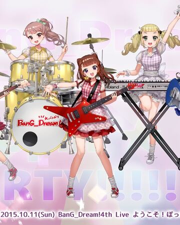 Bang Dream 4th Live Welcome Poppin Party Bang Dream Wikia Fandom