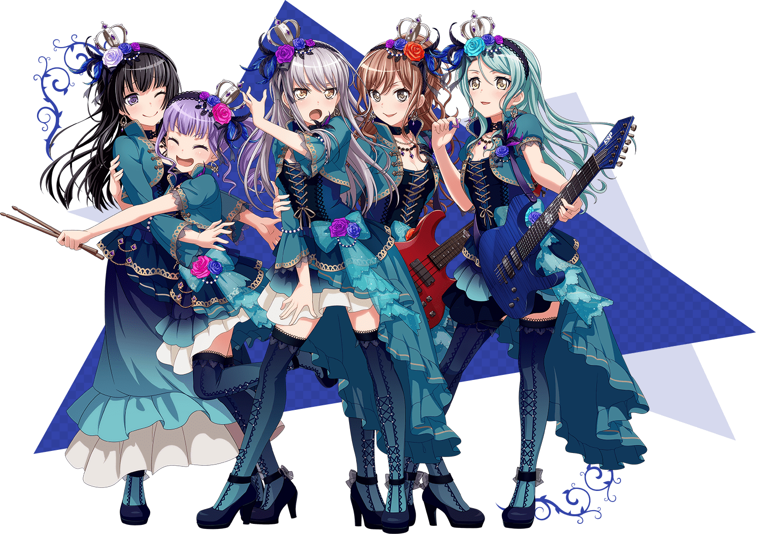 Bangdream吧 Bang Dream 卡面 Bang Dream 官网 Bang Dream日服