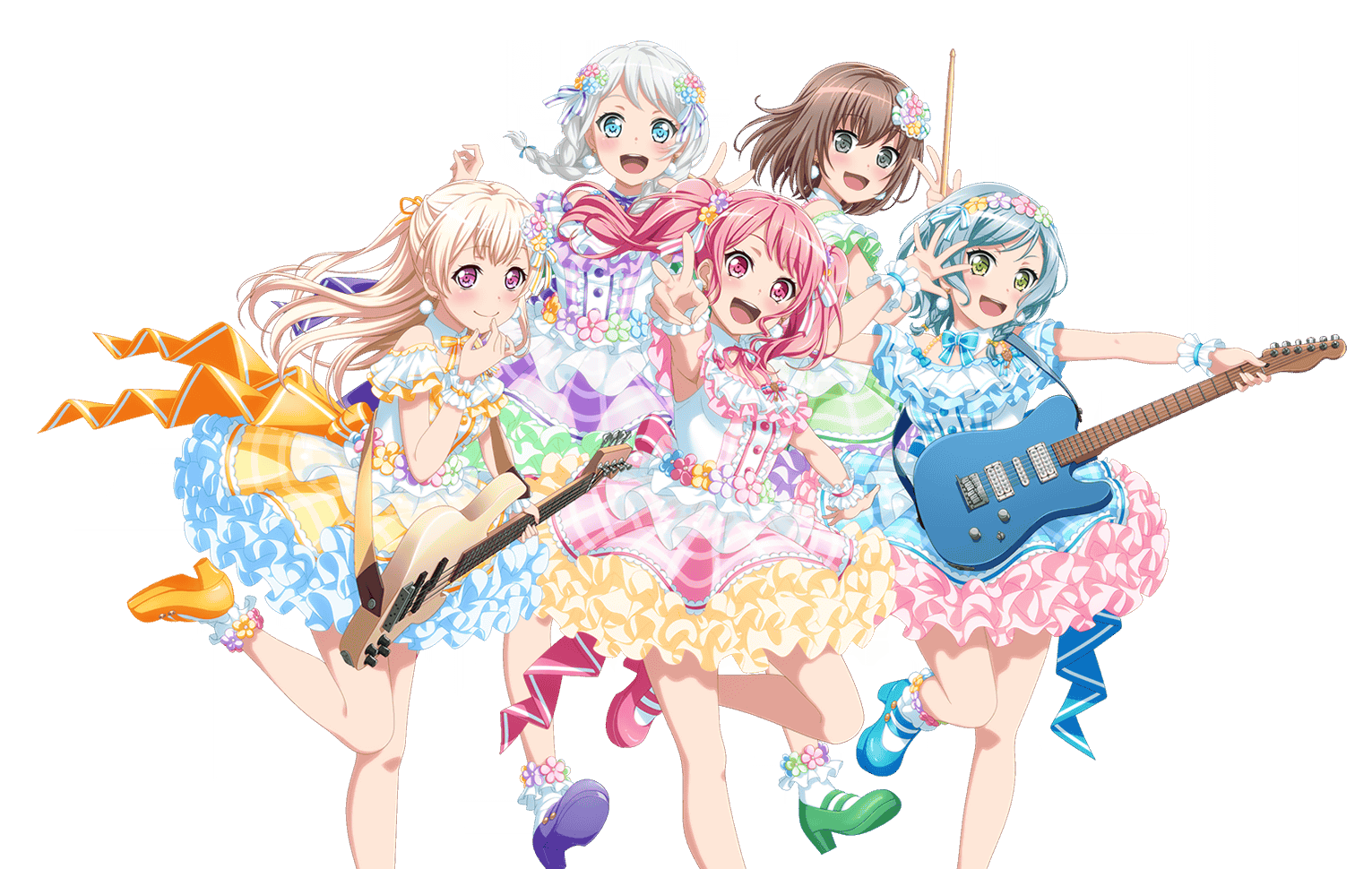 Pastel Pallets bandori. Pastel Palettes Bang Dream. Pastel Palettes Bang Dream персонажи. Бандори карточки Pastel Palettes.