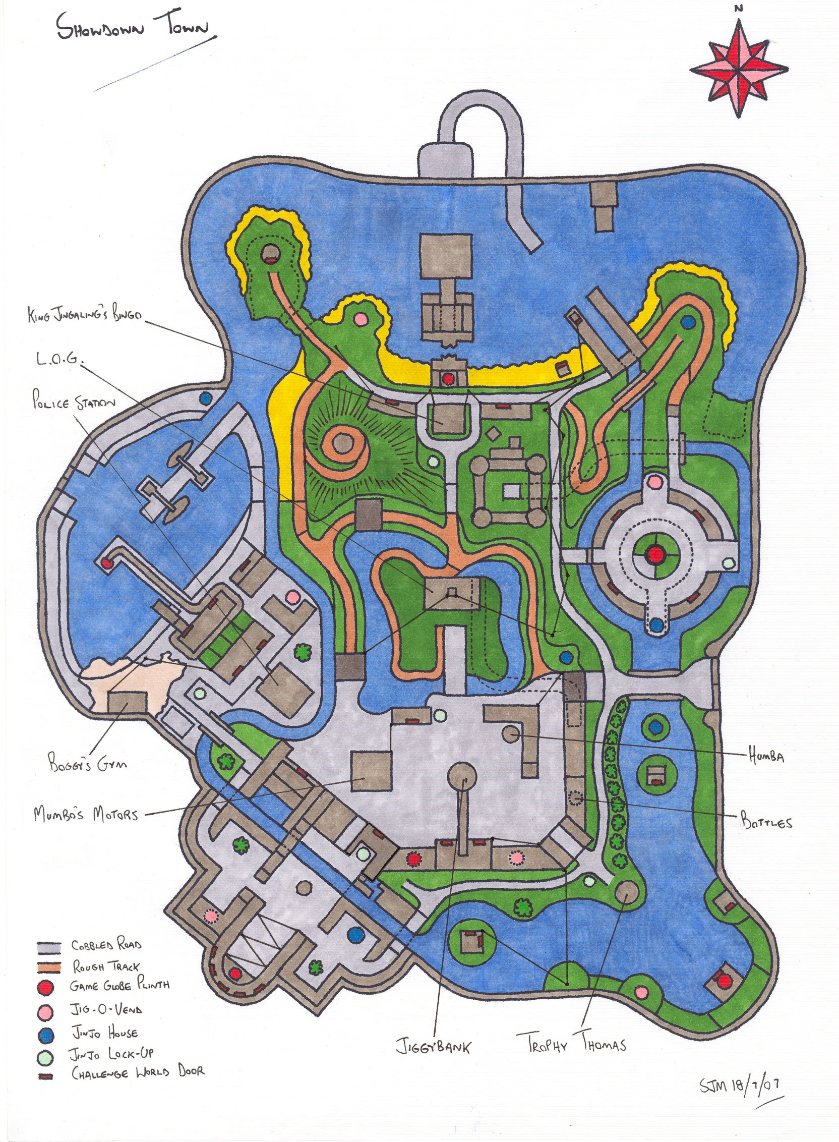 Imagen Mapa de banjolandia.jpg Wiki Banjo Kazooie FANDOM powered
