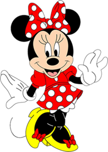 minnie mouse in red dress