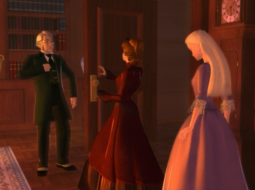Image Barbie in the Nutcracker Clara Elizabeth Grandfather