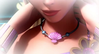 barbie in a mermaid tale necklace