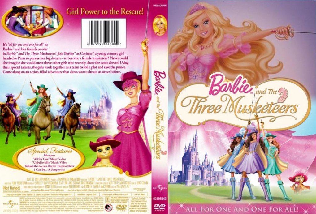 barbie and three musketeers in hindi