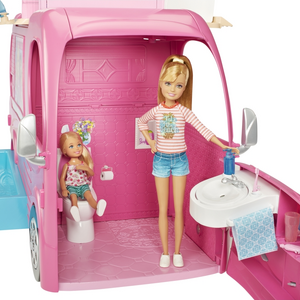 barbie puppy camper