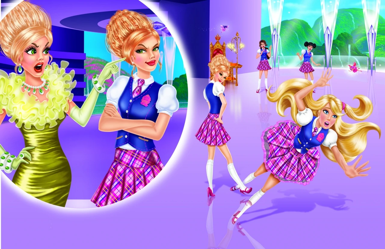 barbie princess charm school game 2013