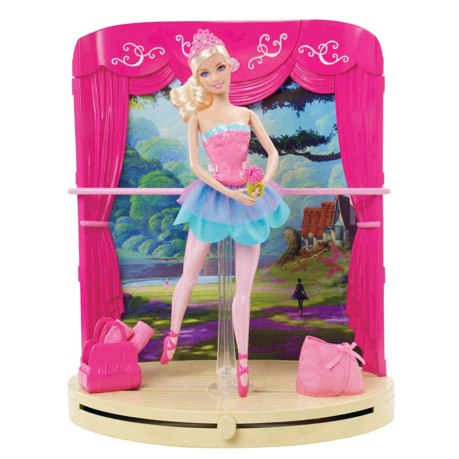 Image Barbie in The Pink Shoes Kristyn Farraday Ballet Playset.jpg Barbie Movies Wiki