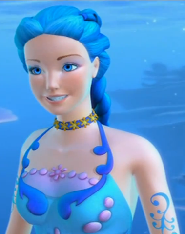 barbie mermaid blue