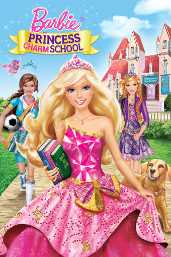 barbie princess charm school story book