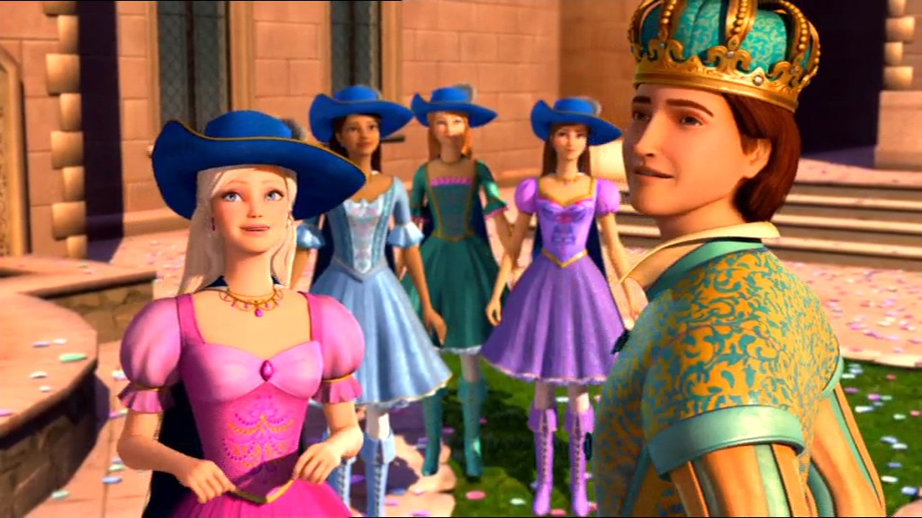 barbie and three musketeers in hindi