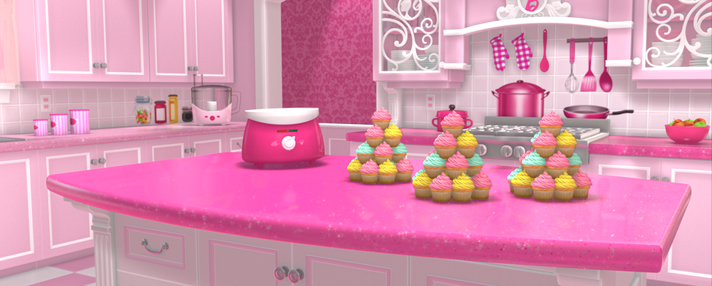barbies house in the movie