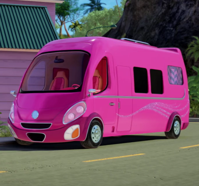 barbie puppy camper van
