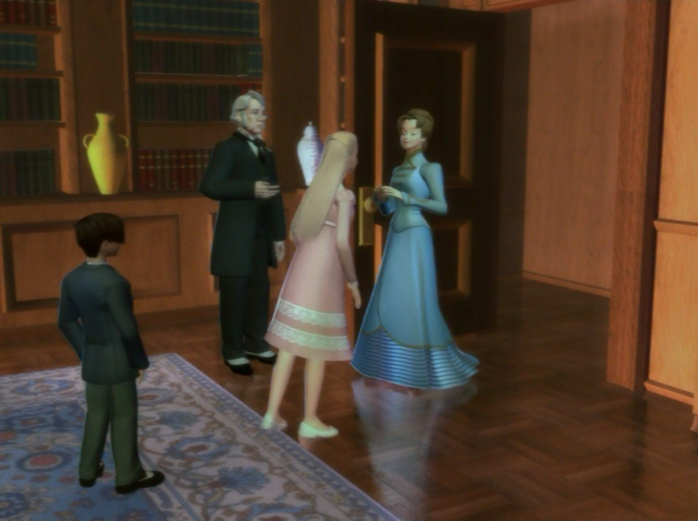 Image Barbie in the Nutcracker Clara Elizabeth Grandfather