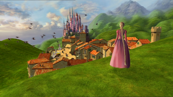 barbie rapunzel castle