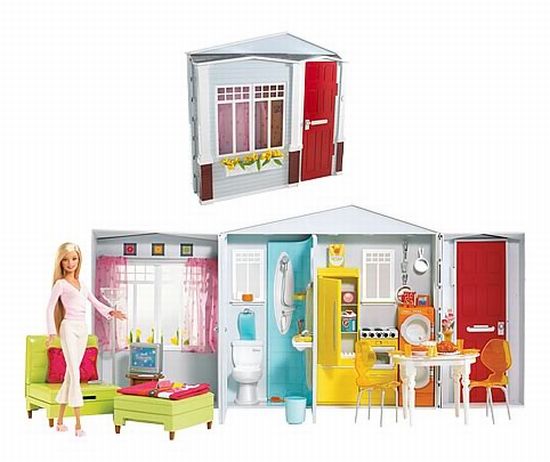 barbie totally real house