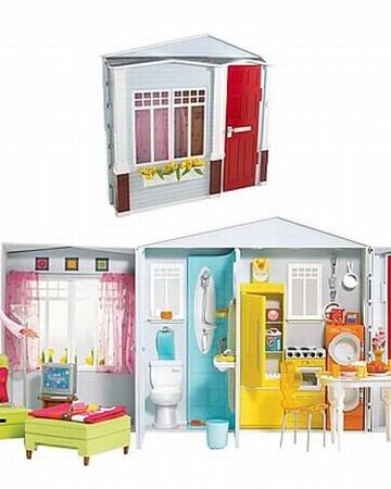 barbie doll real house