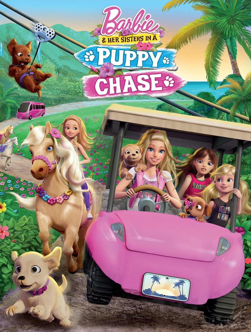 barbie and her sister in a puppy chase full movie