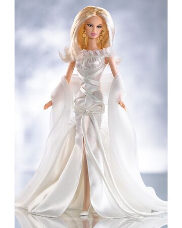 barbie white gown