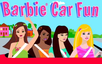 barbie car fun
