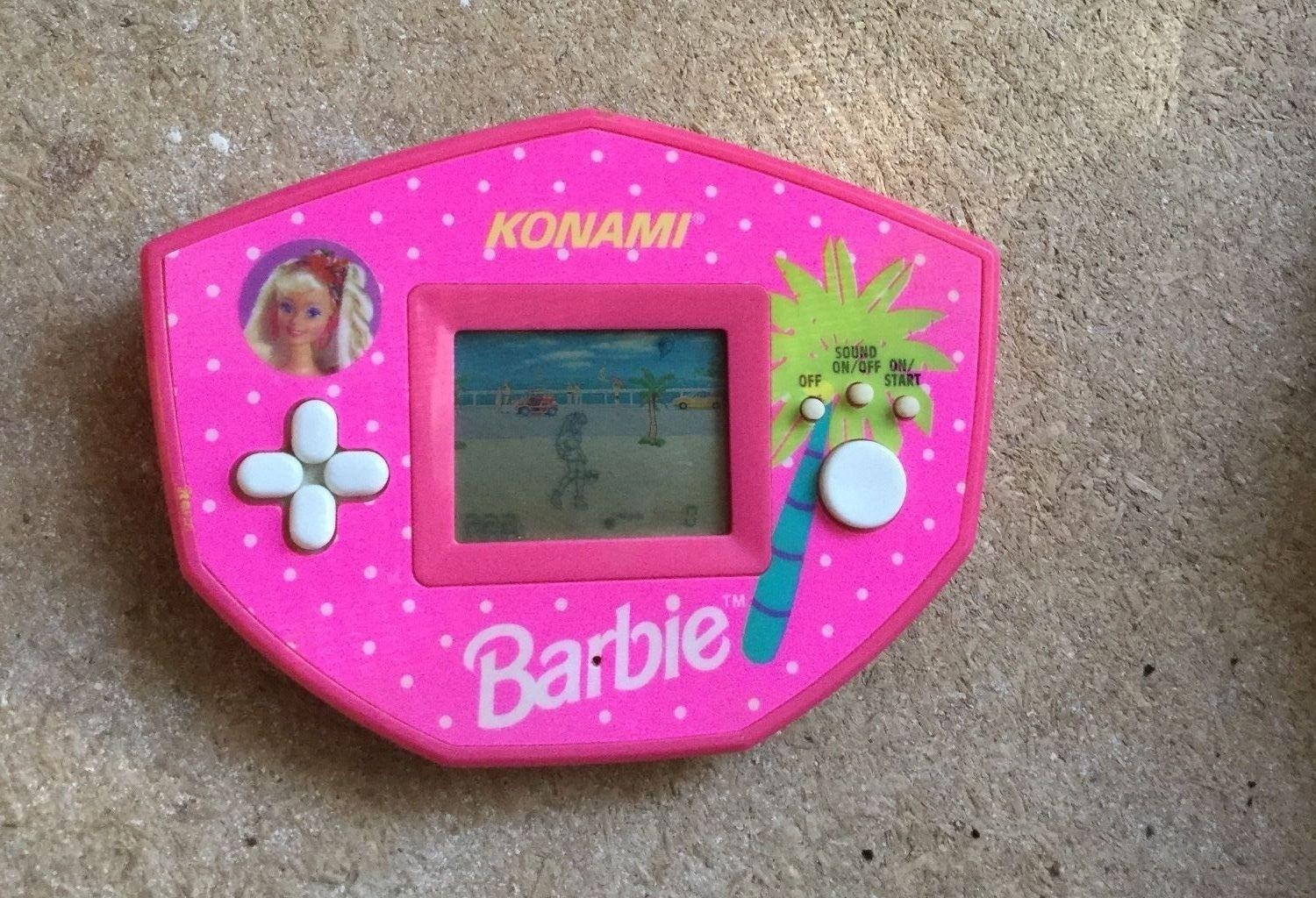 barbie handheld game