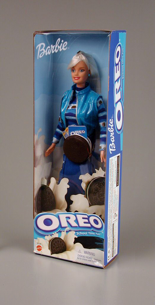 white oreo barbie