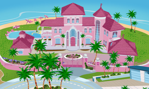 barbie dream house mansion