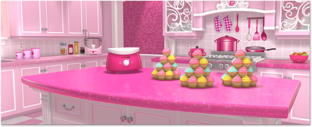 barbie doll house kitchen