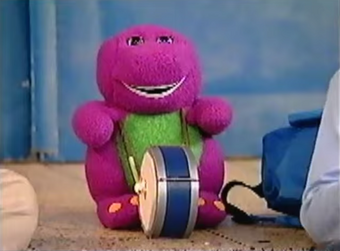 barney stuffed animal 1992