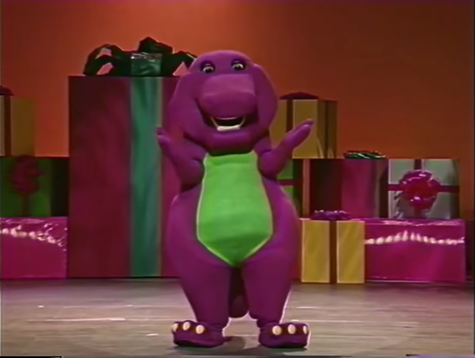 old barney costume