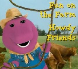 barney howdy friends fun farm wikia dvd 2001 july