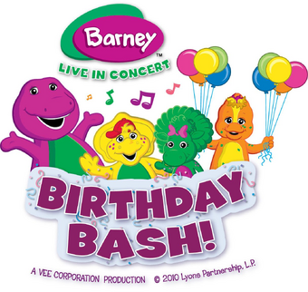 Barney Live In Concert Birthday Bash Barney Wiki Fandom