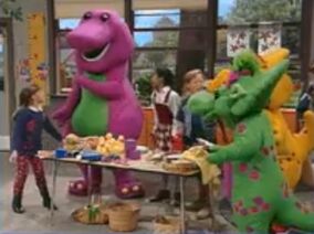 barney friends mine twice nice wikia debuted songs