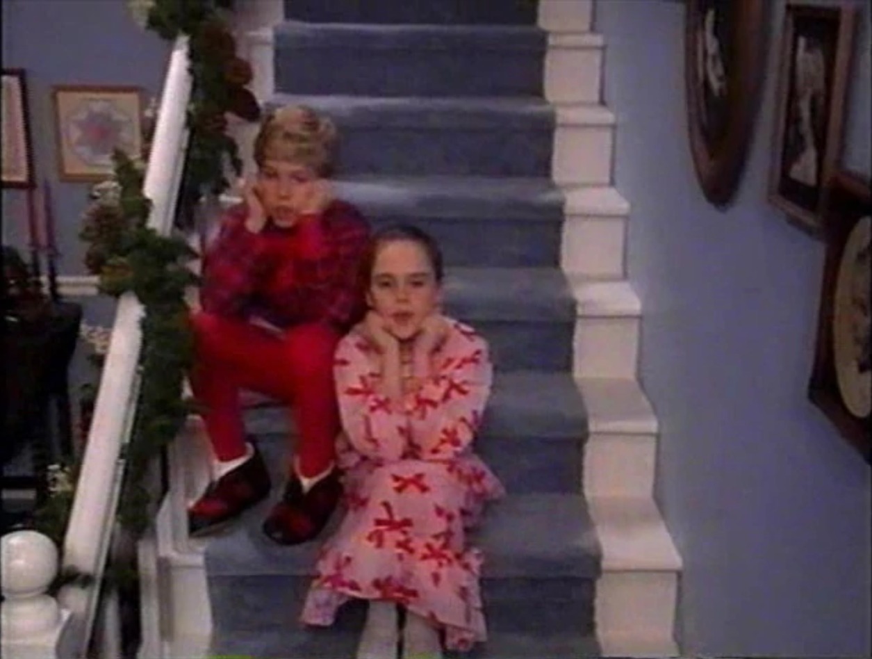 barney waiting for santa 1996