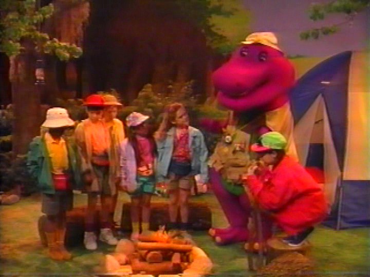 barney campfire sing along part 1 youtube