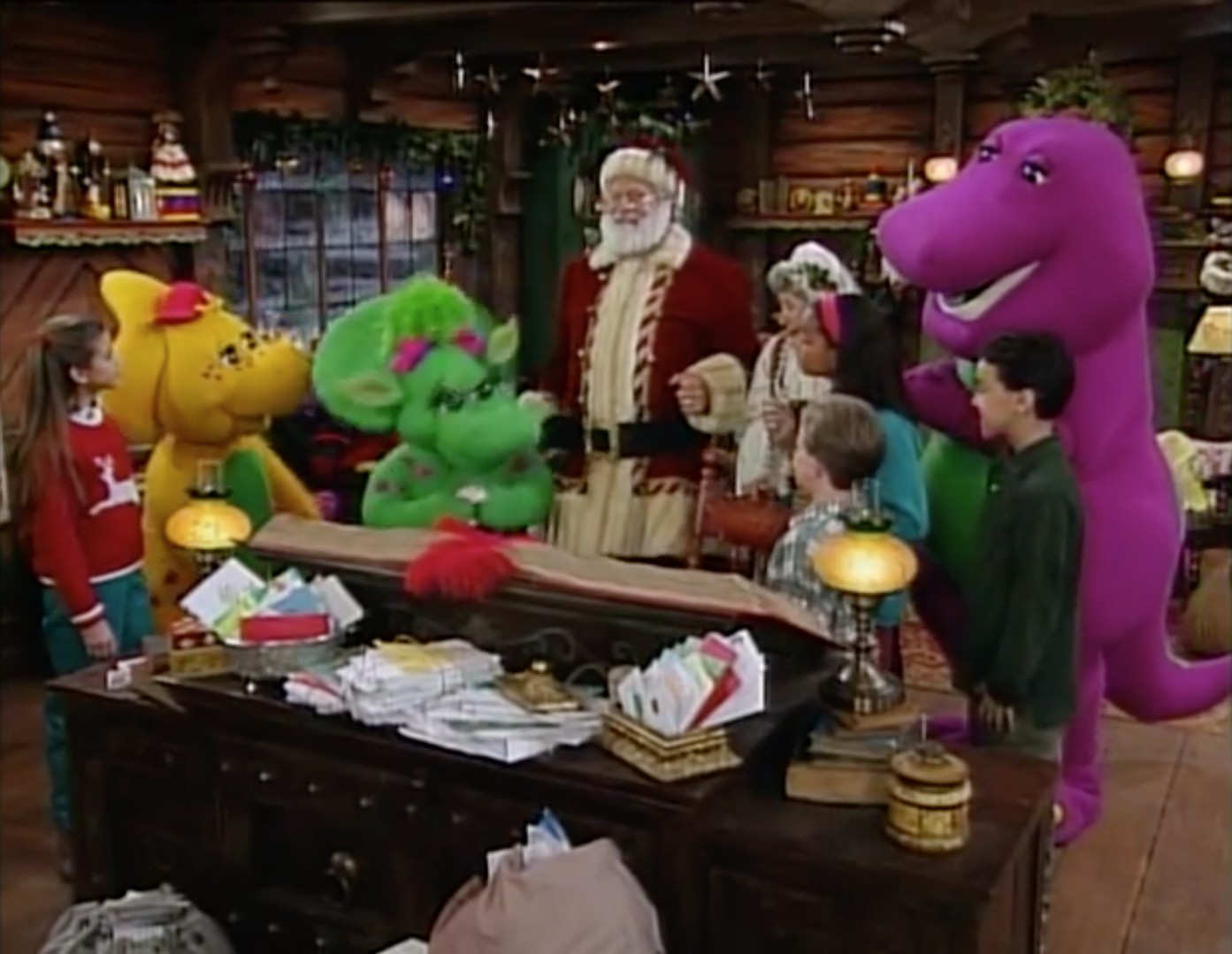 barney night before christmas home video