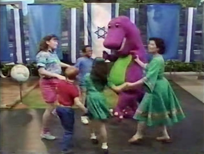 Barney a new friend
