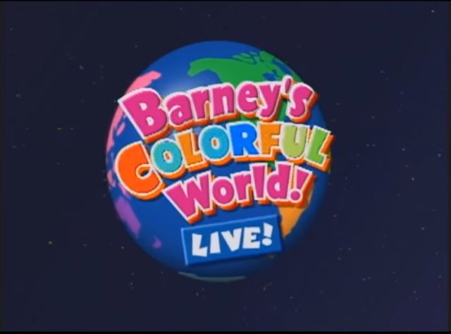 Barney Colorful World Stage