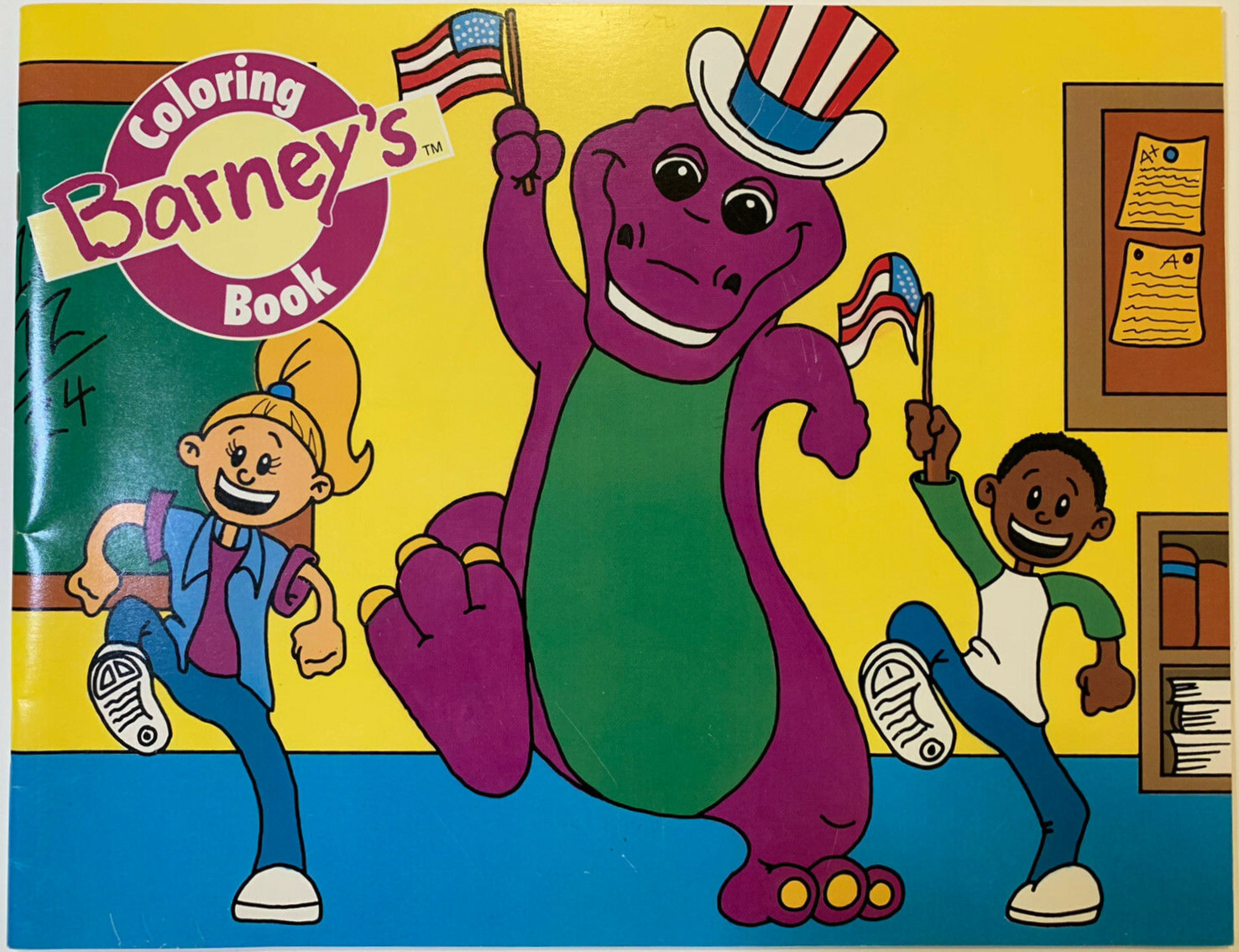 Barney Coloring Activity Book