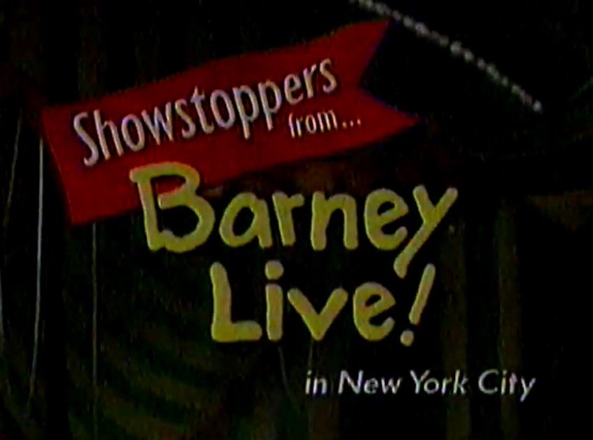 Showstoppers from Barney Live | Barney Wiki | FANDOM powered by Wikia