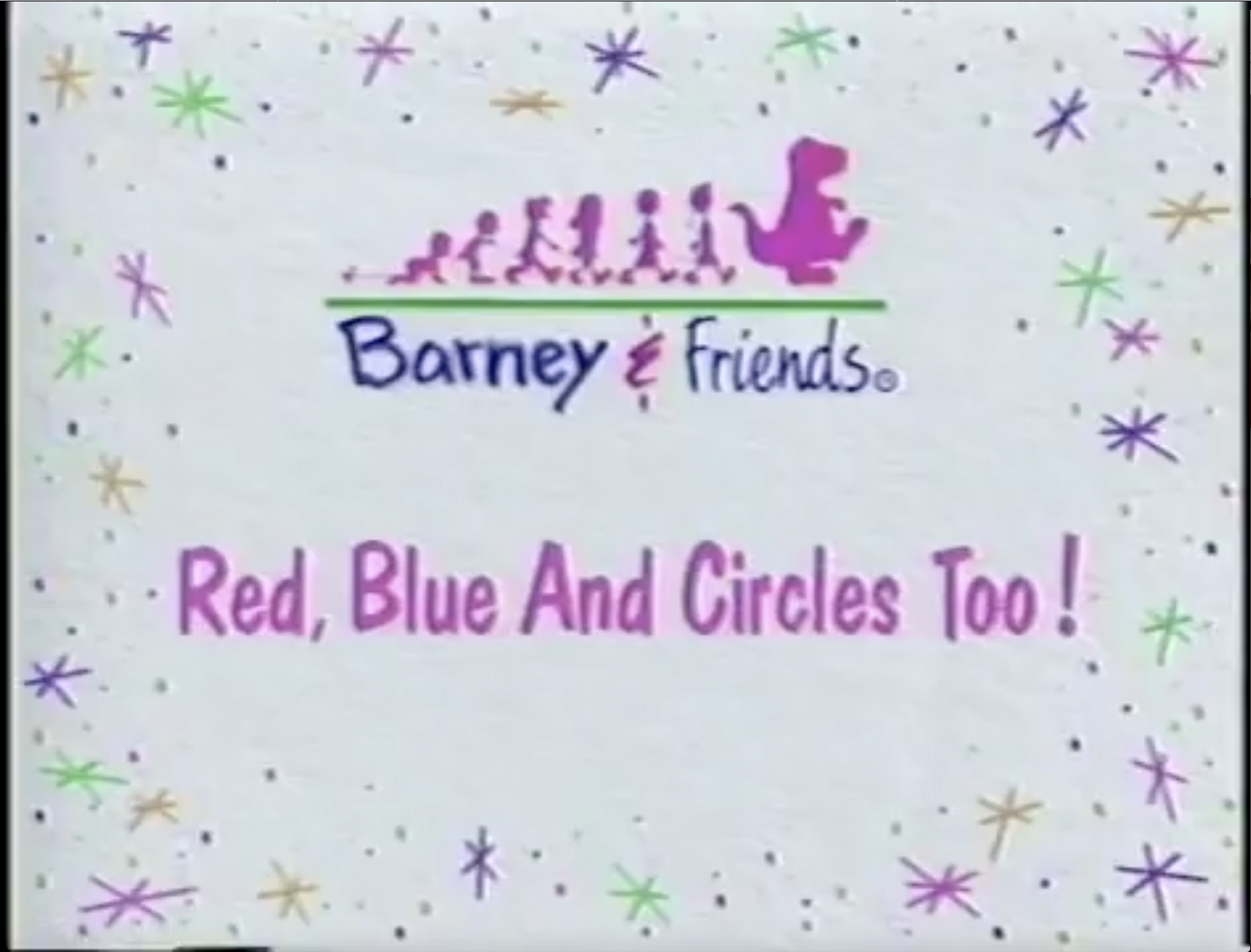 Red Blue And Circles Too Barneyandfriends Wiki Fandom Powered By Wikia