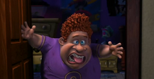 Barnyard Snotty Boy Mimicks His Mother