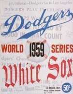 1959 World Series Program