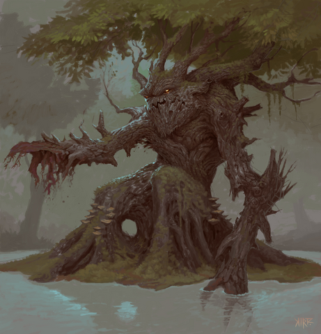 Fichier:945x982 4840 Sarthain Treeman Boss 2d creatures tree bark ent treeman fantasy picture image digital art.png