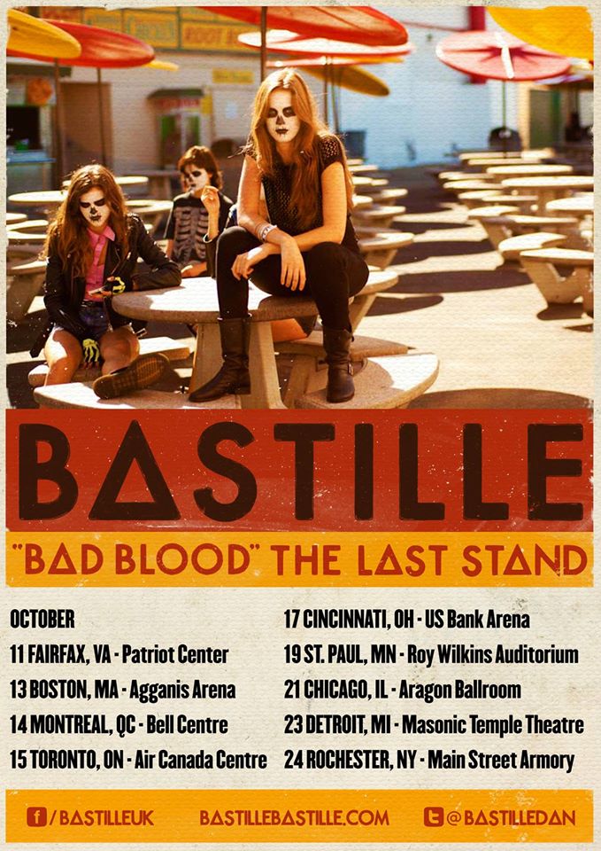 Bad Blood Tour Bastille Wiki FANDOM powered by Wikia