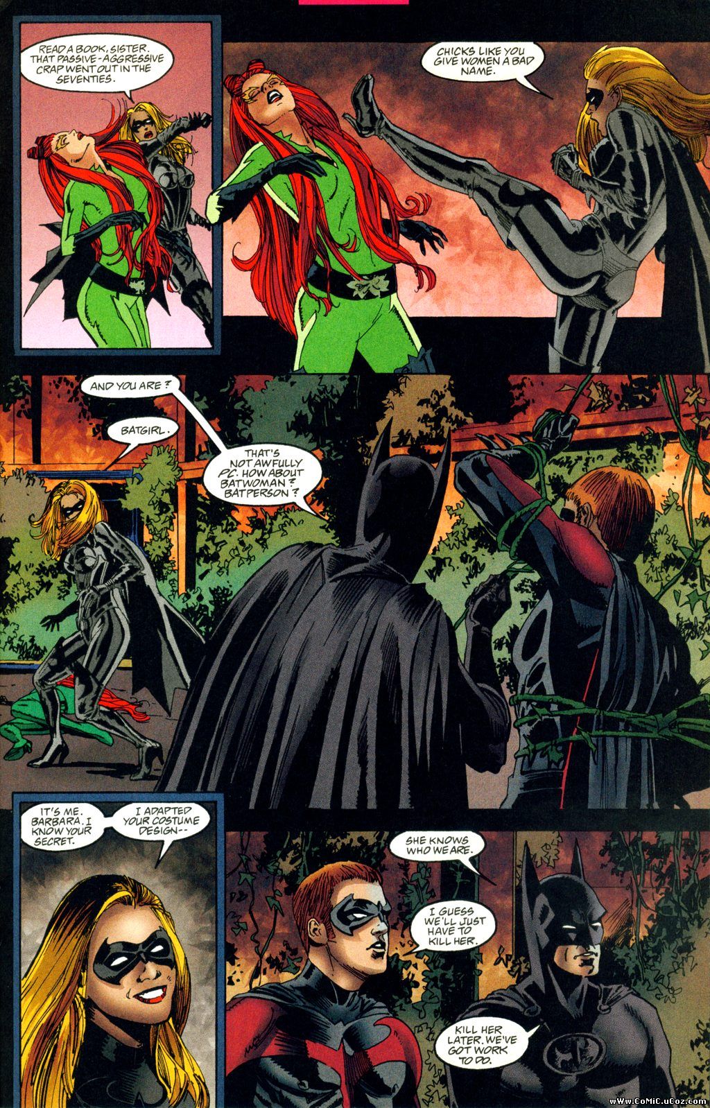 Image Poison Ivy Defeated Comic Adaptation Batman Wiki Fandom Powered By Wikia